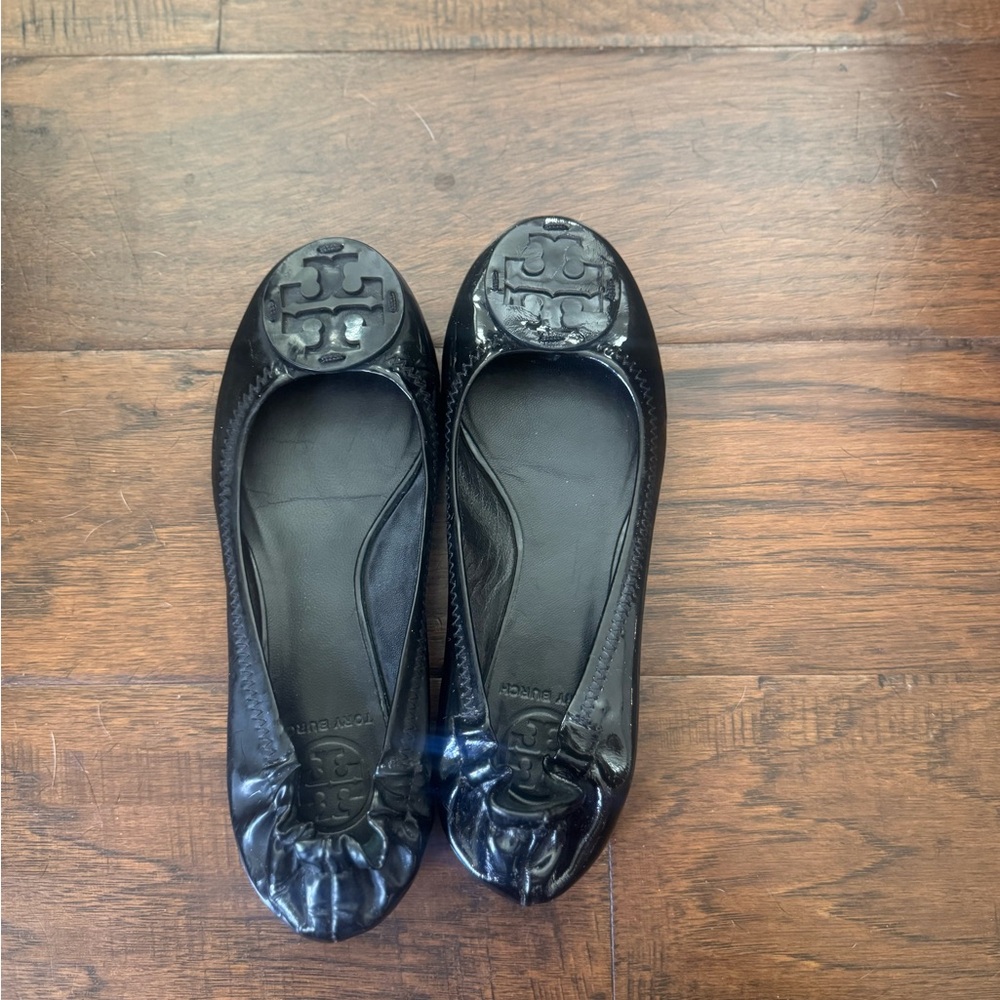 Tory Burch Black Ballet Flats